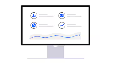 a graph on a dashboard